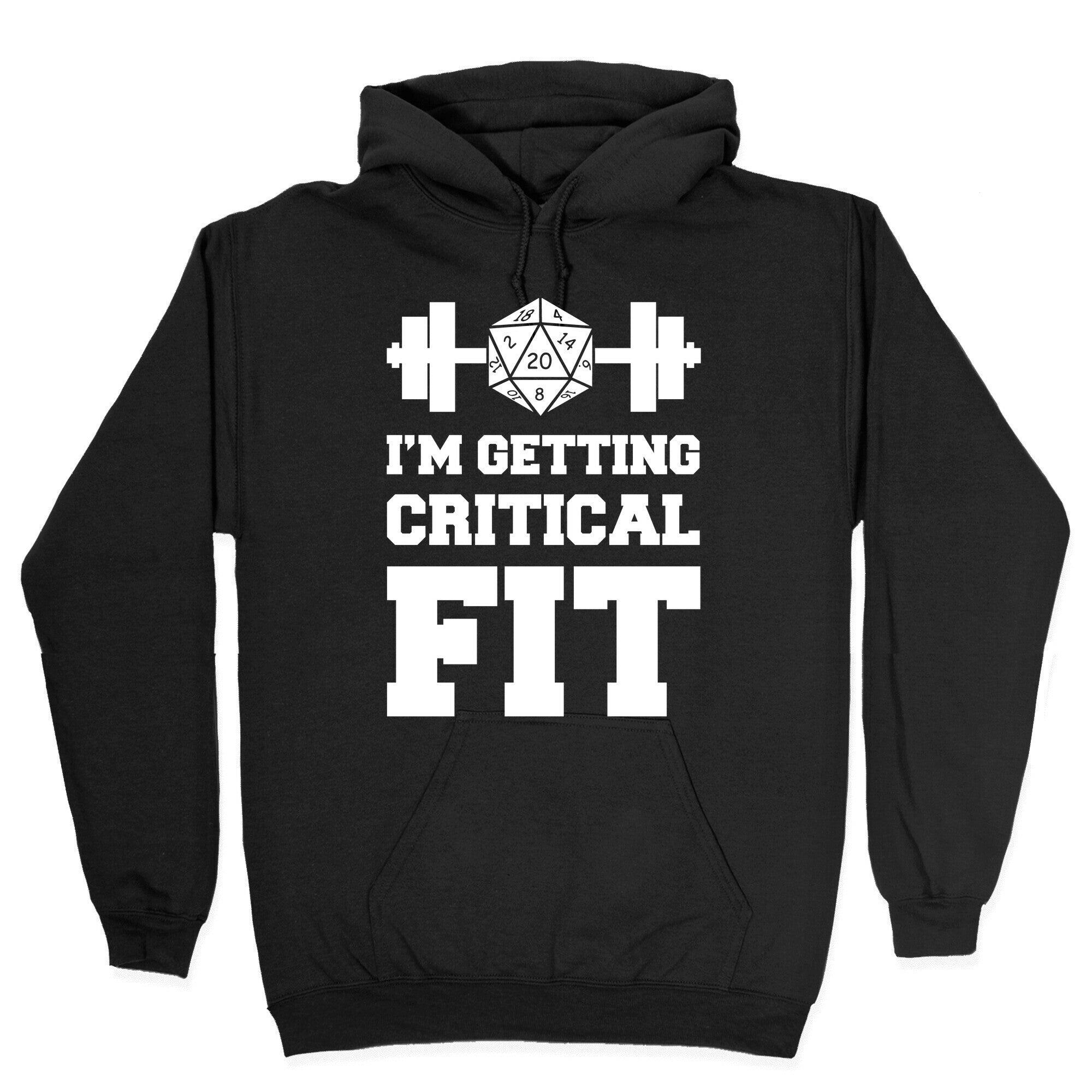 I'm Getting Critical Fit Hoodie
